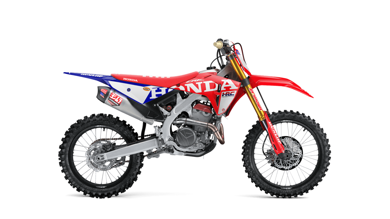 Honda CRF250R side profile