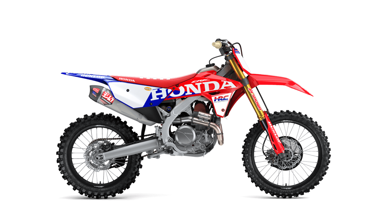 Honda CRF450R side profile