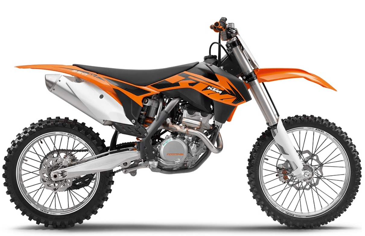 KTM 250 SX-F side profile