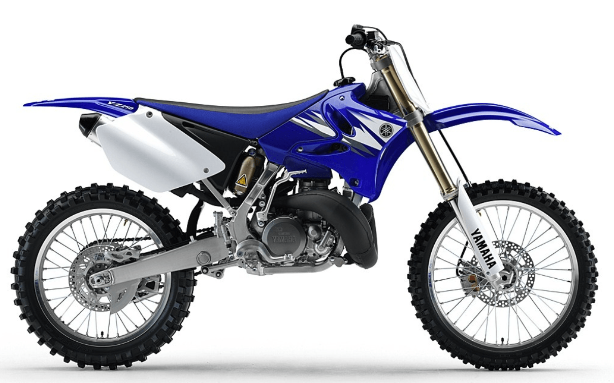 Yamaha YZ250 side profile